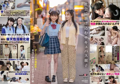 SDDE-726 融入社会的魅魔母女 认真面对精液成瘾症状并以此为生活常态的母女