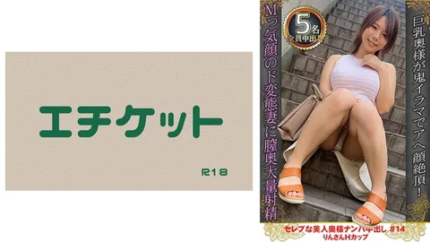 274DHT-0896 搭讪名媛美妻内射 #14 凛 H罩杯