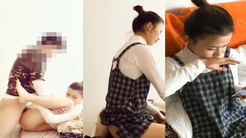 饥渴啊久别小情侣一见面裹硬鸡巴衣服不脱就骑上去