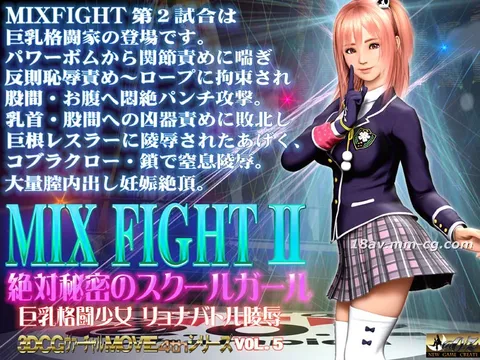 [3D]MIX FIGHT2 绝对秘密的女学生