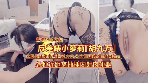 『胡九万』被粉丝在办公室里调教内射 反差婊