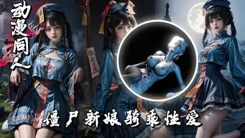 3D动漫系列，僵尸新娘骑乘性爱