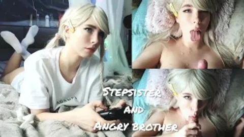 继妹用她的身体支付了一个破碎的游戏手柄❤ -莫莉红狼