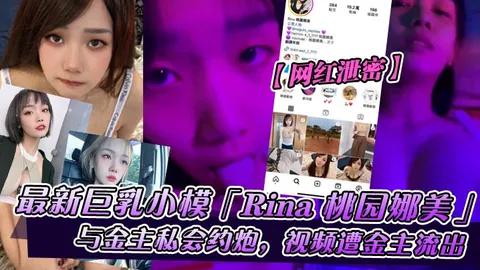 网红泄密巨乳小模Rina桃园娜美与金主私会约炮视频遭金主流出