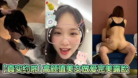真实约啪高颜值美女做爱完美露脸高颜值女神臣服于胯下爽炸